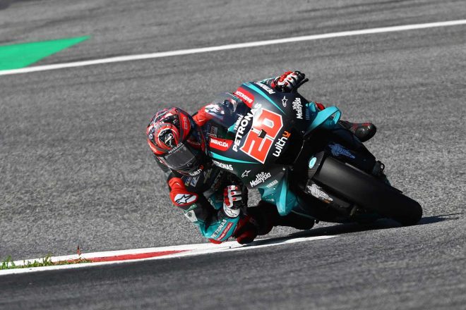 2019年シーズン6度目のフロントロウを獲得したクアルタラロ