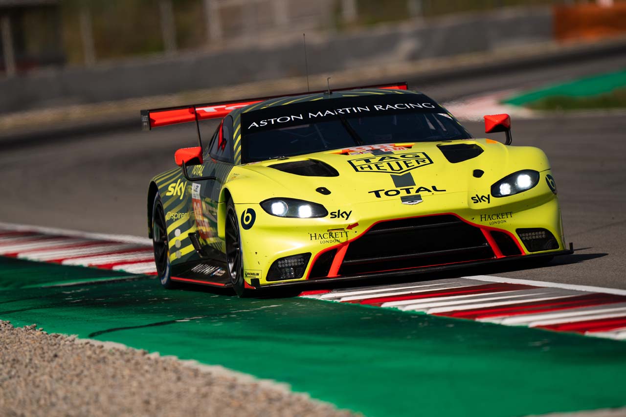 プロローグテストに参加した98号車アストンマーティン・バンテージAMR