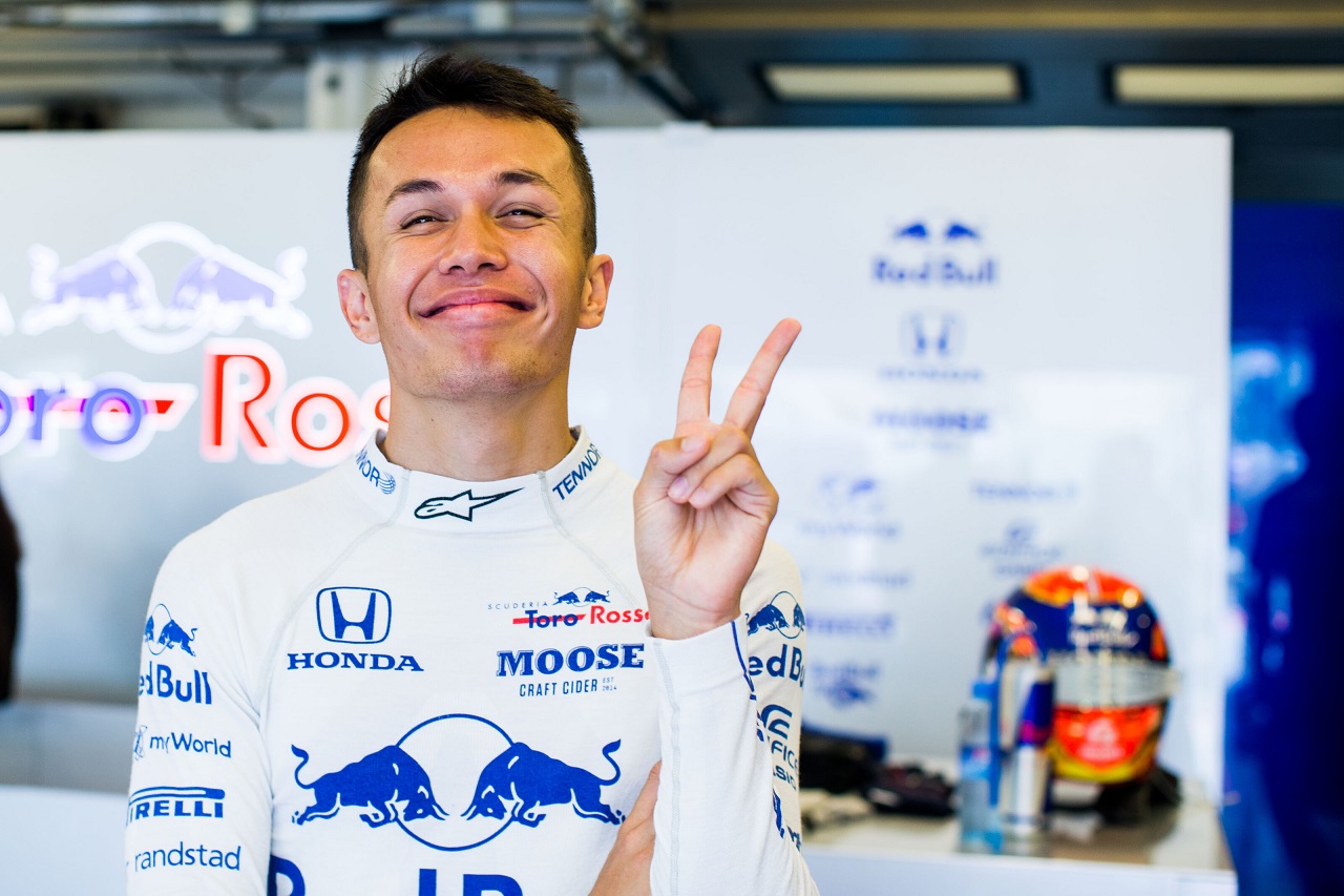 2019年F1第12戦ハンガリーGP　アレクサンダー・アルボン（トロロッソ・ホンダ）