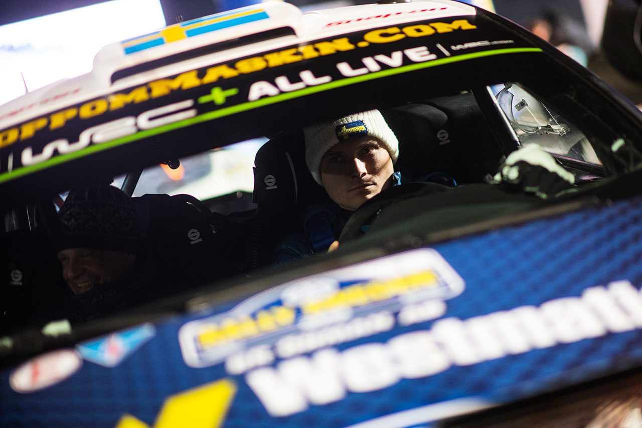 2月のWRC第2戦スウェーデンを戦ったポンタス・ティデマンド