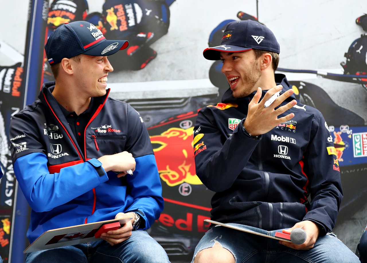 ダニール・クビアトとピエール・ガスリー