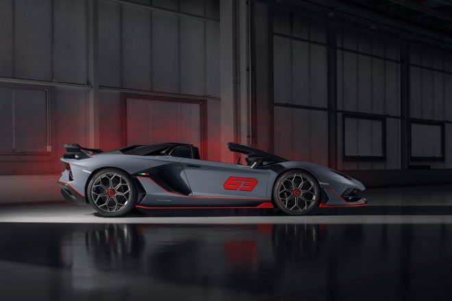 世界限定63台のランボルギーニ・アヴェンタドールSVJ 63ロードスター/エクステリア・サイド