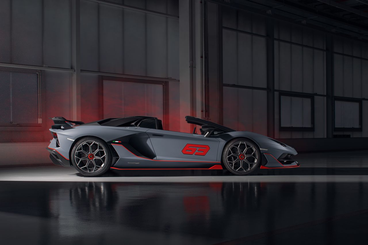 世界限定63台のランボルギーニ・アヴェンタドールSVJ 63ロードスター／エクステリア・サイド