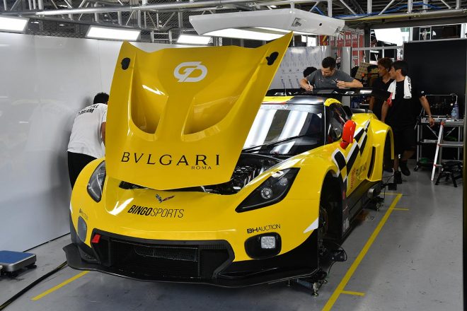 キャラウェイ・コンペティション・ウィズ・ビンゴレーシングのキャラウェイ・コルベットC7 GT3-R