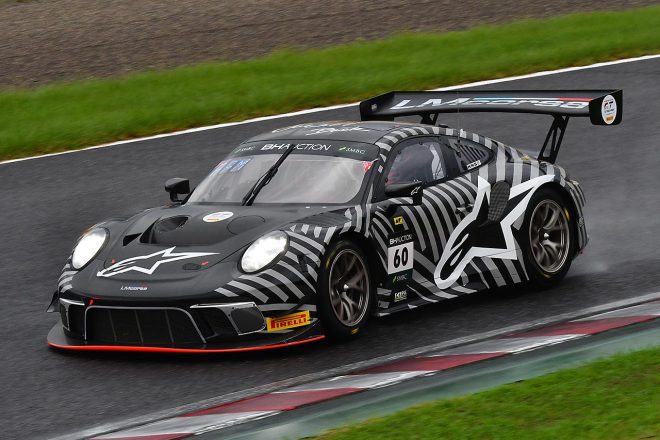 60 Pro-Am LMコルサ ポルシェ911 GT3 R 脇阪寿一／脇阪薫一／中西慧