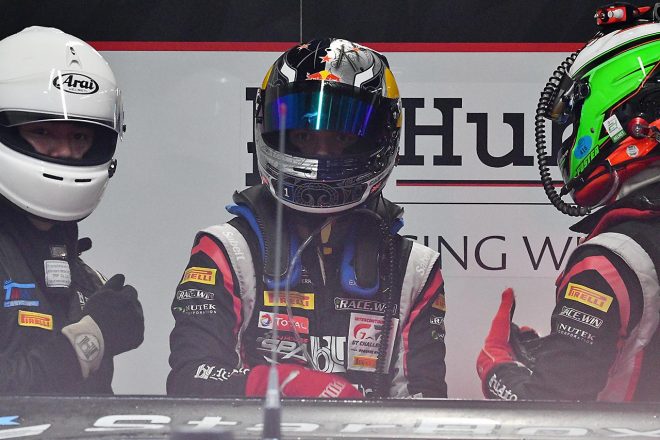 ハブオート・コルサの27号車フェラーリをドライブするニック・キャシディ