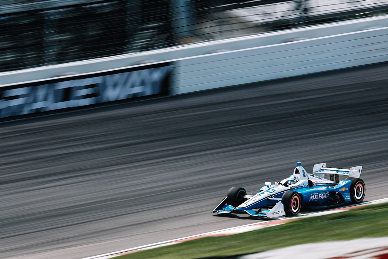 今シーズン2度目のポールポジションを獲得したジョセフ・ニューガーデン