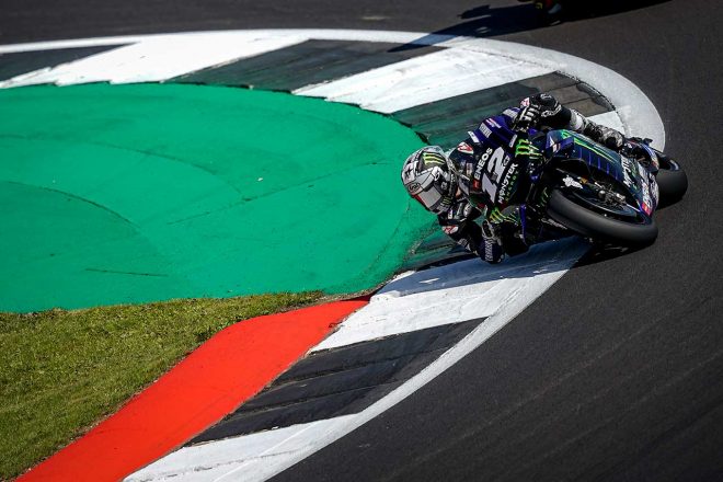 3番手につけたビニャーレス。ヤマハ勢ふたりが上位に進出した