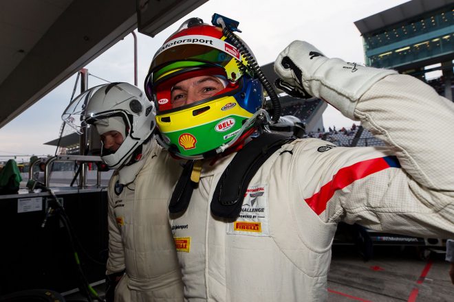 予選ポールシュートアウトで最速タイムを記録したアウグスト・ファーフス