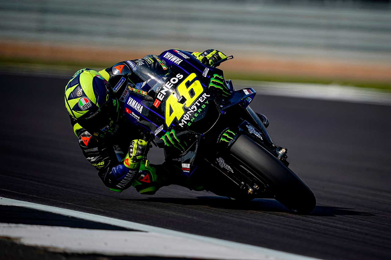 最後のアタックで一瞬トップに立ったロッシ。惜しくもマルケスにタイムを更新されたが、フロントロウを獲得