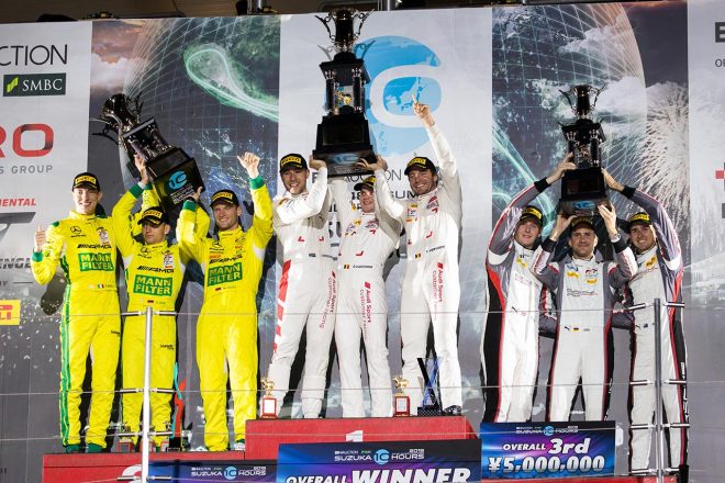 鈴鹿10時間：総合表彰台