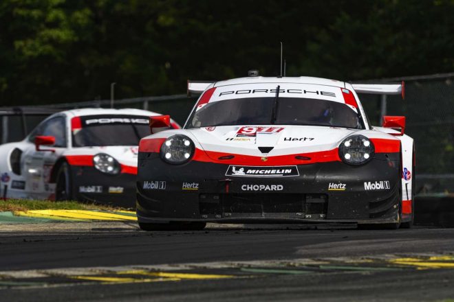 6番手スタートから逆転湯勝を飾ったポルシェGTチームの911号車ポルシェ911 RSR
