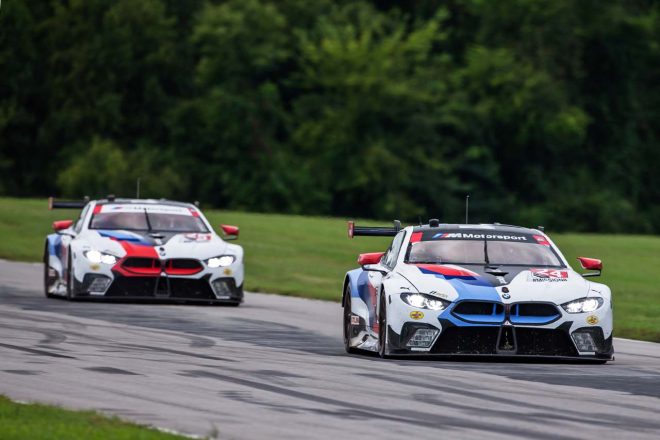 BMWチームRLLの24号車、25号車BMW M8 GTE