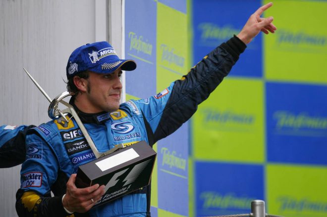 2006年F1第6戦スペインGP　フェルナンド・アロンソ（ルノー）