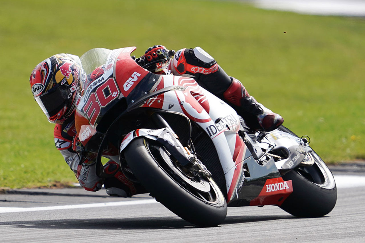 最高峰クラスに上がって初のイギリスGPに挑んだ中上貴晶（LCRホンダ・イデミツ）