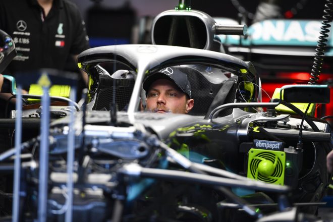 2019年F1第13戦ベルギーGP木曜　バルテリ・ボッタス（メルセデス）