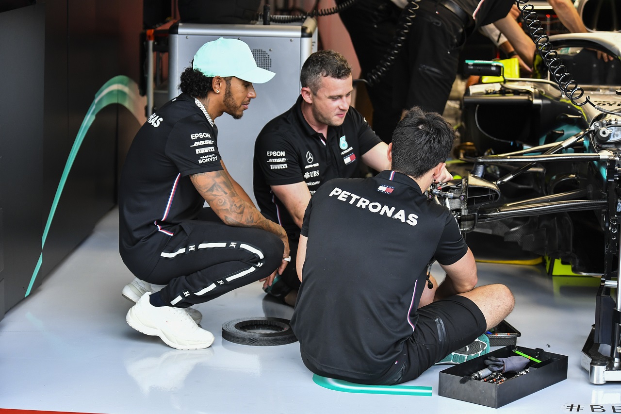 2019年F1第13戦ベルギーGP木曜　ルイス・ハミルトン（メルセデス）