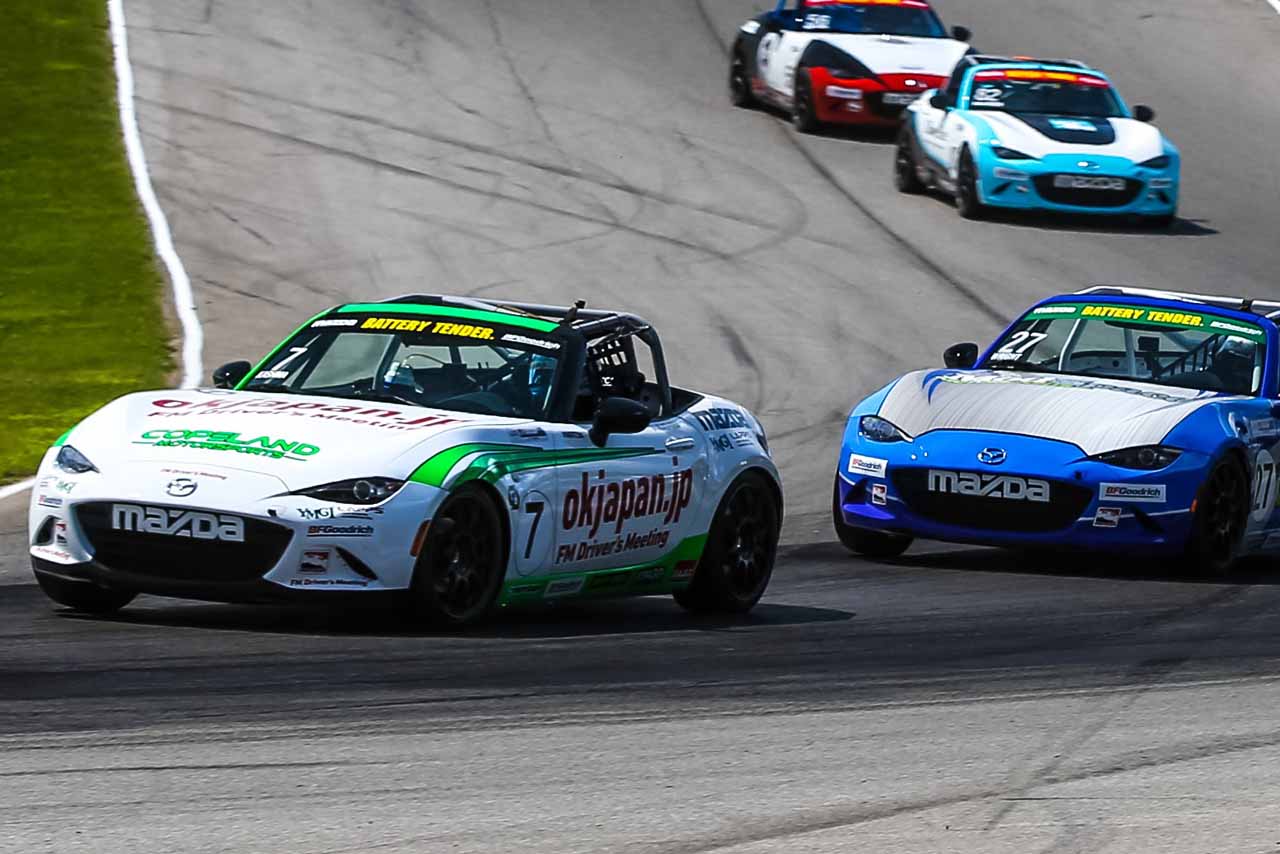 GLOBAL MX-5 CUP北米シリーズを戦うレーサー鹿島（7号車）