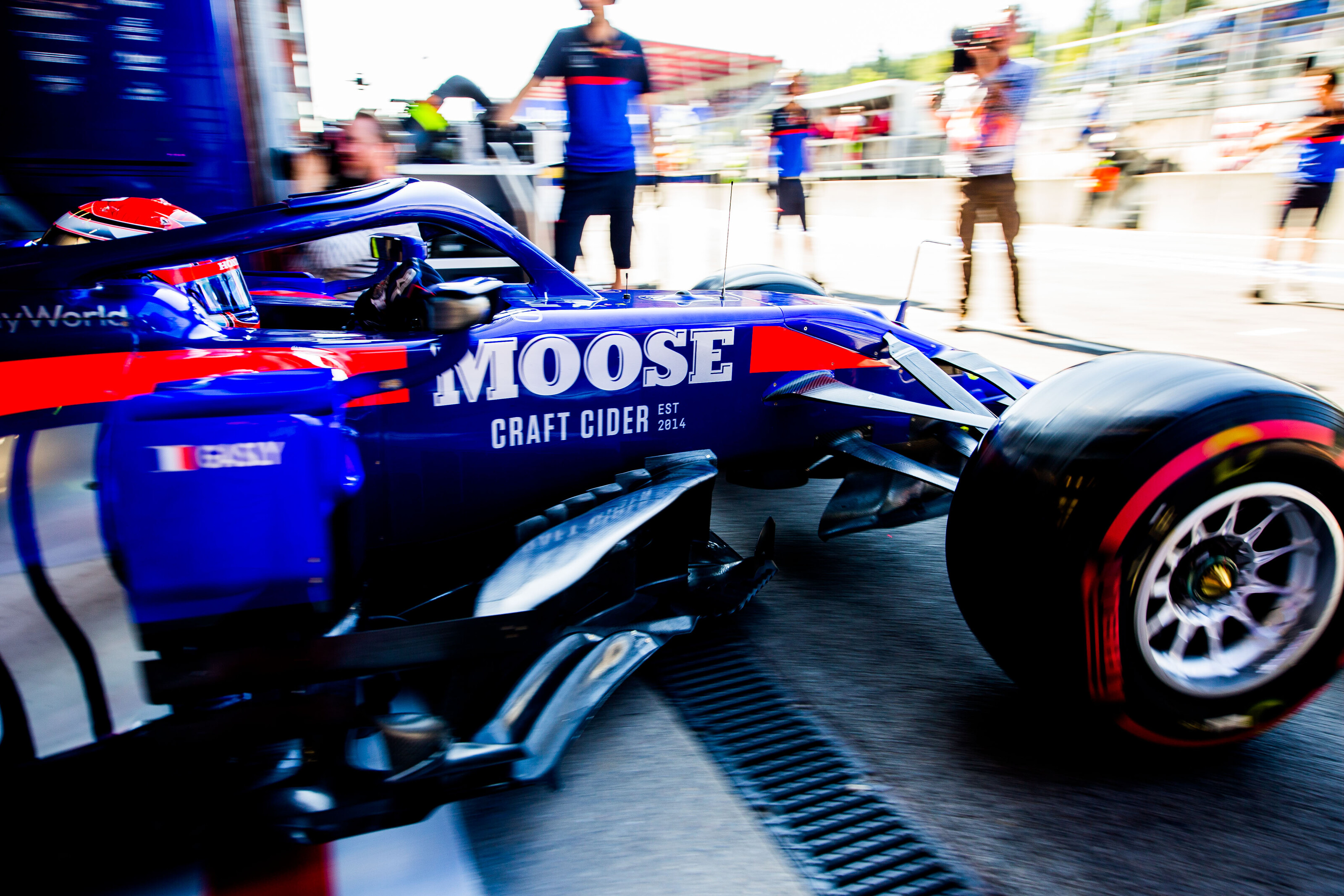 2019年F1第13戦ベルギーGP　ダニール・クビアト（トロロッソ・ホンダ）