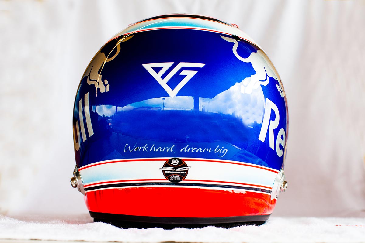 ピエール・ガスリー（トロロッソ・ホンダ）　ヘルメット