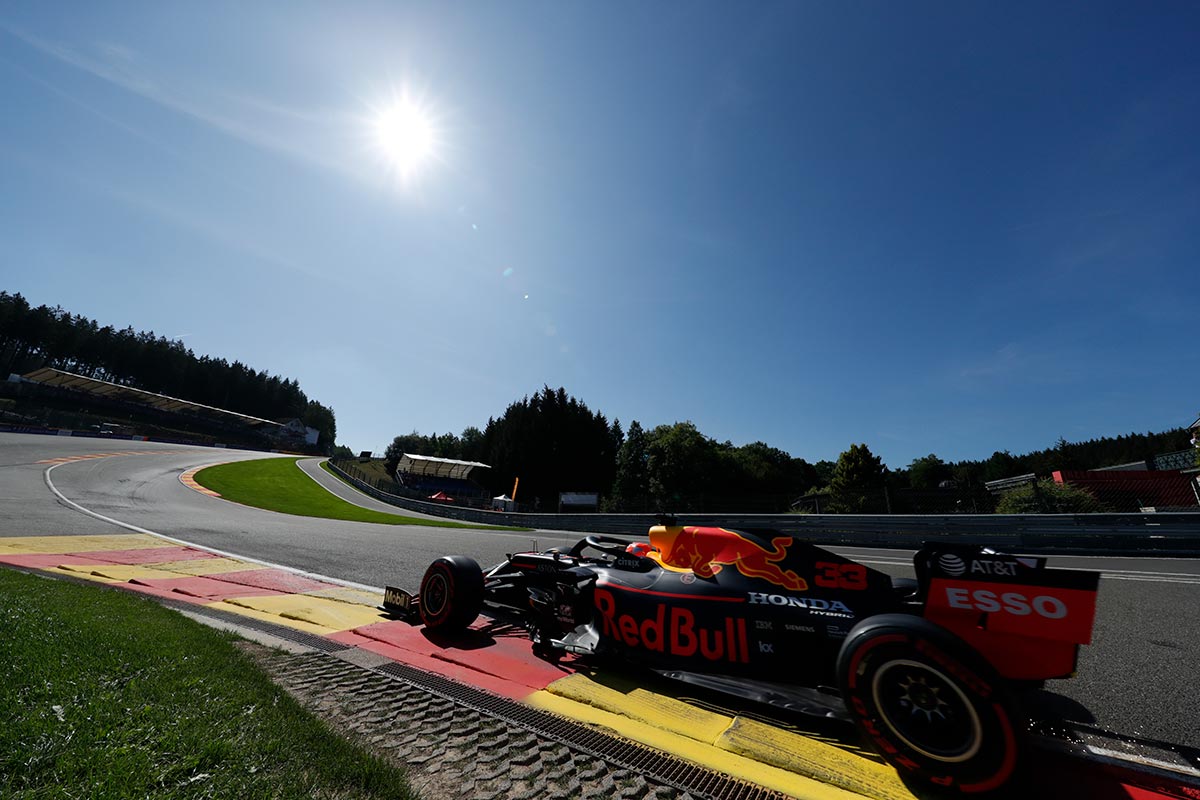 2019年F1第13戦ベルギーGP　マックス・フェルスタッペン（レッドブル・ホンダ）はフリー走行2回目で6番手