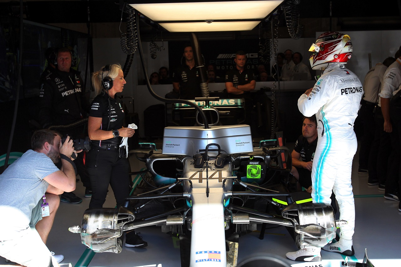 2019年F1第13戦ベルギーGP金曜　ルイス・ハミルトン（メルセデス）