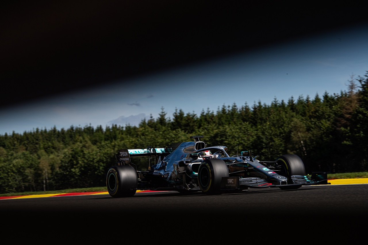 2019年F1第13戦ベルギーGP　ルイス・ハミルトン（メルセデス）