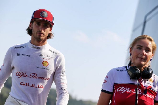 2019年F1第13戦ベルギーGP　アントニオ・ジョビナッツィ（アルファロメオ）