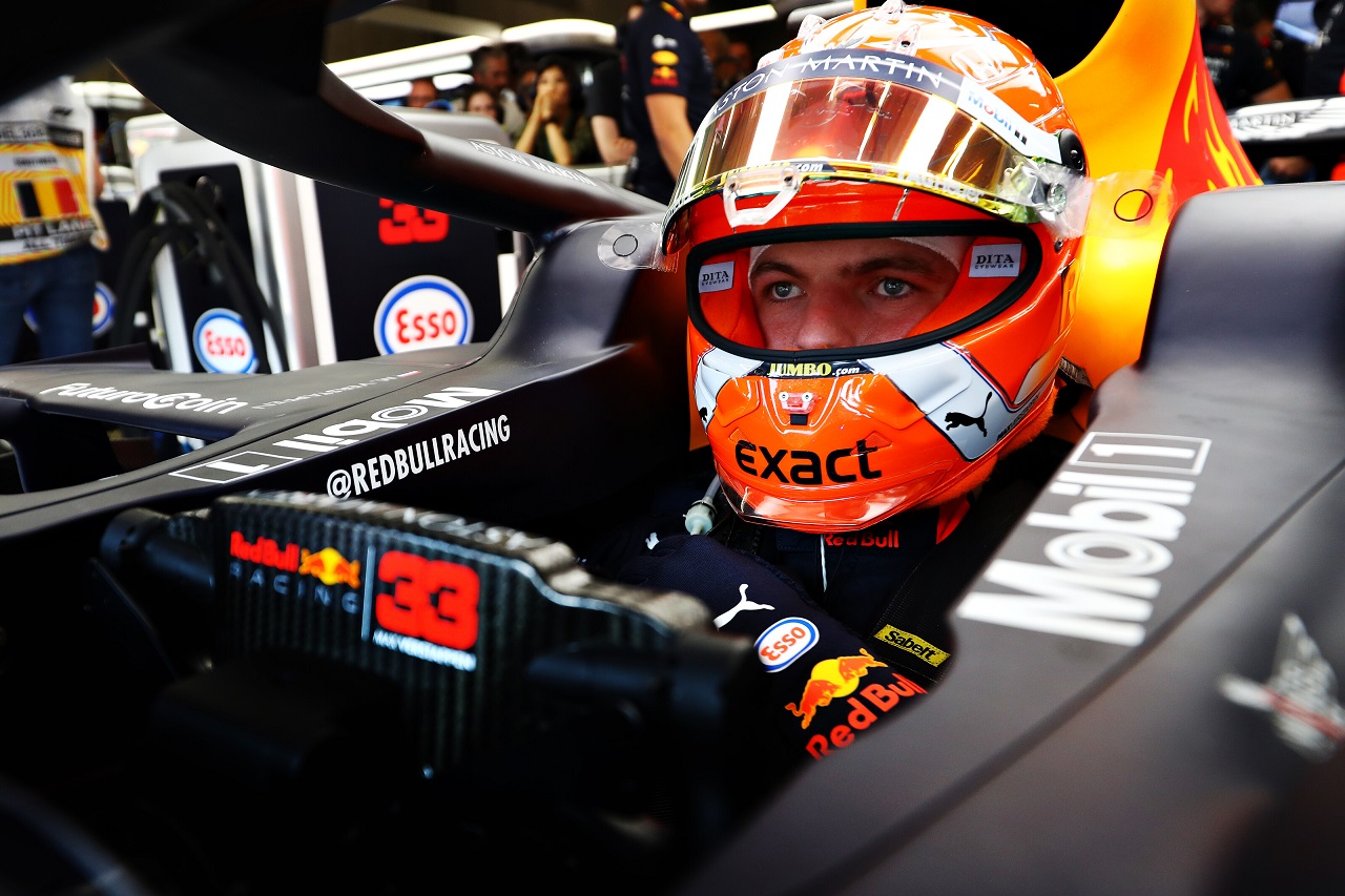 2019年F1第13戦ベルギーGP土曜　マックス・フェルスタッペン（レッドブル・ホンダ）