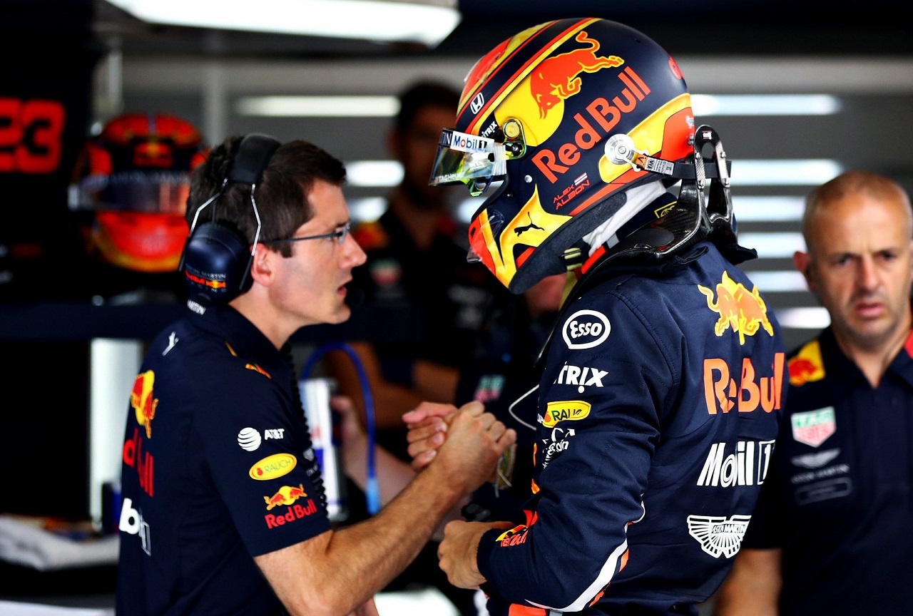 2019年F1ベルギーGP土曜　アレクサンダー・アルボン（レッドブル・ホンダ）