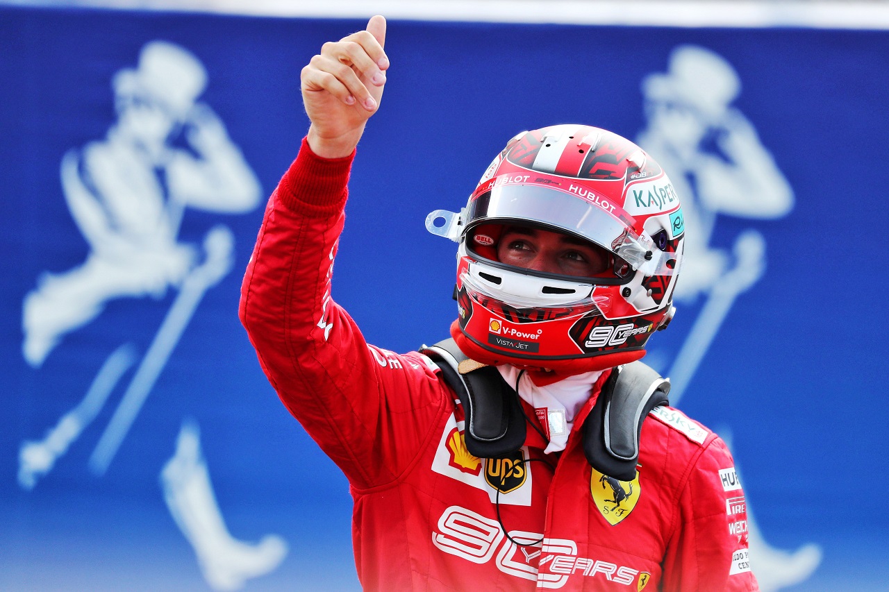 2019年F1第13戦ベルギーGP　シャルル・ルクレール（フェラーリ）がポールポジションを獲得