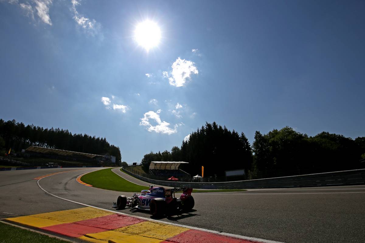 2019年F1第13戦ベルギーGP　セルジオ・ペレス（レーシングポイント）