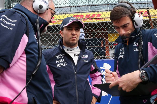 2019年F1第13戦ベルギーGP　セルジオ・ペレス（レーシングポイント）