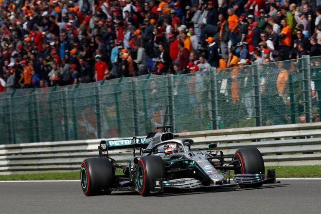 2019年F1第13戦ベルギーGP　ルイス・ハミルトン（メルセデス）