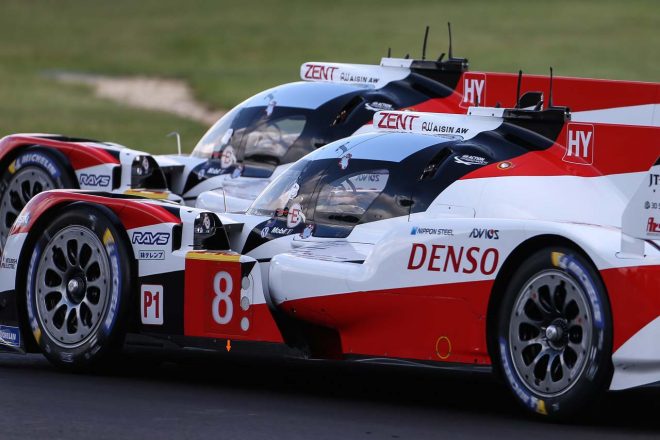 ワン・ツー・フィニッシュを飾ったTOYOTA GAZOO RacingのトヨタTS050ハイブリッド