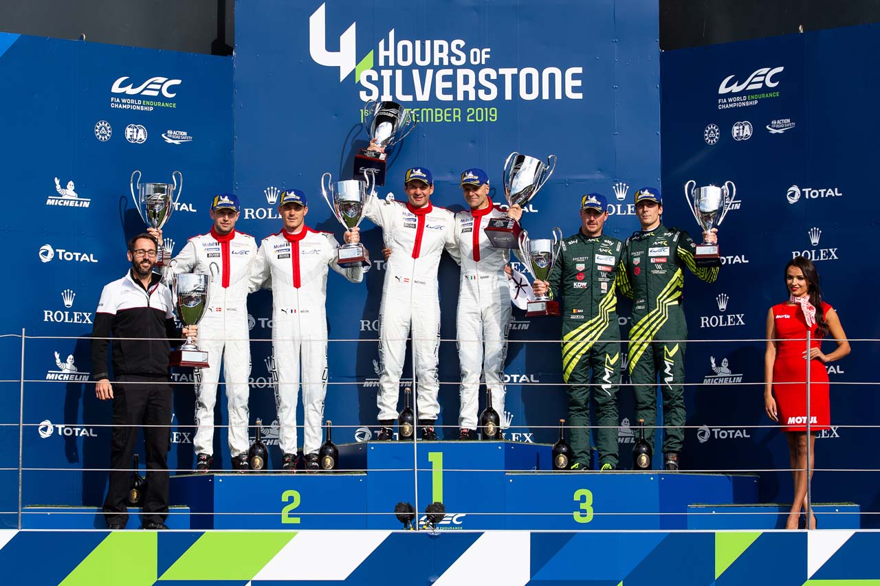 WEC第1戦シルバーストン LM-GTE Proクラス表彰式