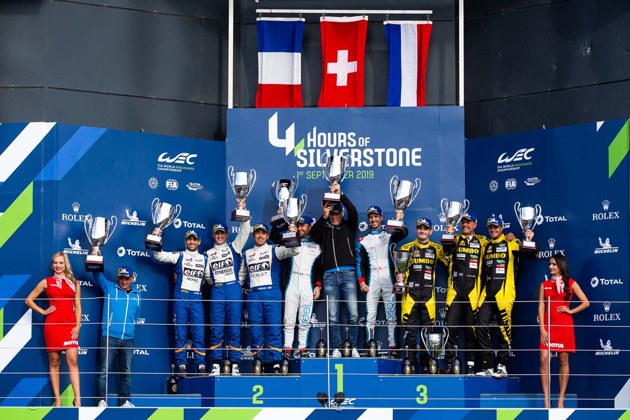 WEC第1戦シルバーストン LMP2クラス表彰式