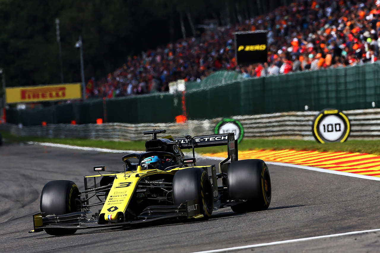 2019年F1第13戦ベルギーGP　ダニエル・リカルド（ルノー）