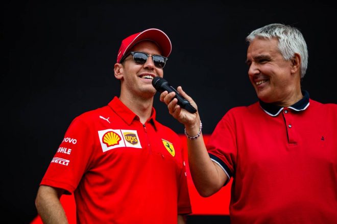 2019年F1第14戦イタリアGP　セバスチャン・ベッテル（フェラーリ）