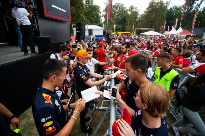 2019年F1第14戦イタリアGP　アレクサンダー・アルボン（レッドブル・ホンダ）