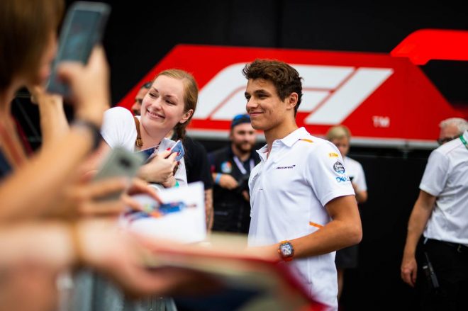 2019年F1第14戦イタリアGP　ランド・ノリス（マクラーレン）