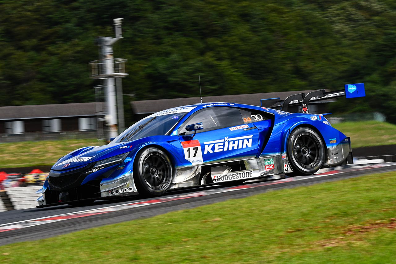 スーパーGT第6戦オートポリスの公式練習でトップタイムをマークしたKEIHIN NSX-GT