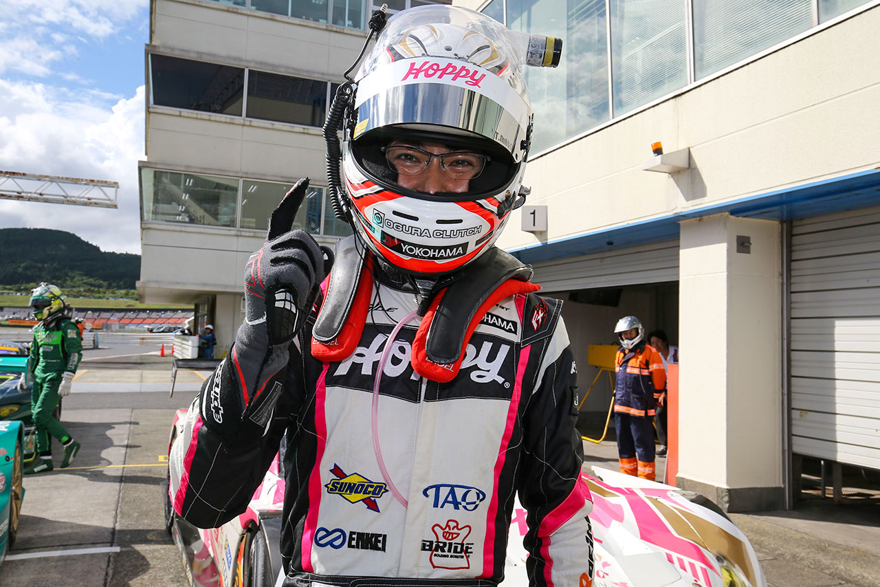 オートポリスで2年連続、2019年シーズン3度目のポールポジションを獲得した松井孝允（HOPPY 86 MC）