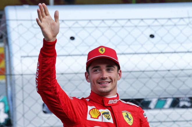 2019年F1第14戦イタリアGP　シャルル・ルクレール（フェラーリ）がポールポジションを獲得