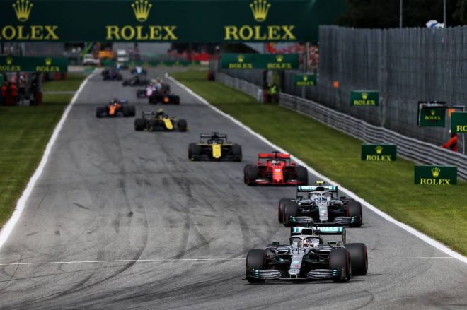 2019年F1第14戦イタリアGP　ルイス・ハミルトン（メルセデス）
