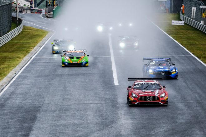 2019ブランパンGTワールドチャレンジ・ヨーロッパ第9戦ハンガリー・レース1 スタートシーン