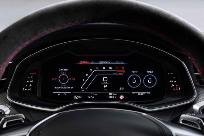 アウディRS 7 Sportback／メーターパネル