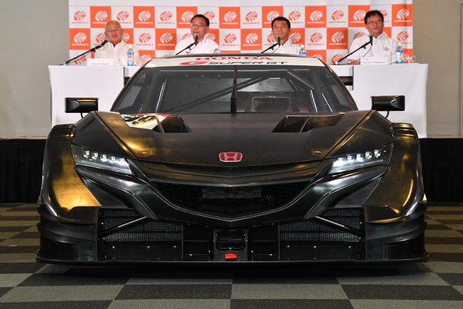 ホンダが2020年のスーパーGTに投入するNSX-GT。新たにFRレイアウトとなる。