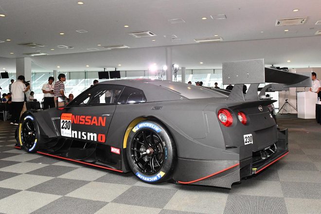 ニッサンGT-RニスモGT500のリヤビュー