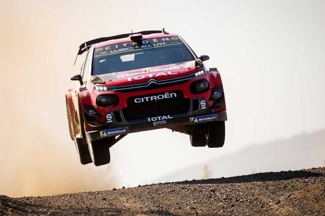 2019年のラリー・トルコ、競技3日目に総合首位へ浮上したセバスチャン・オジエ（シトロエンC3 WRC）